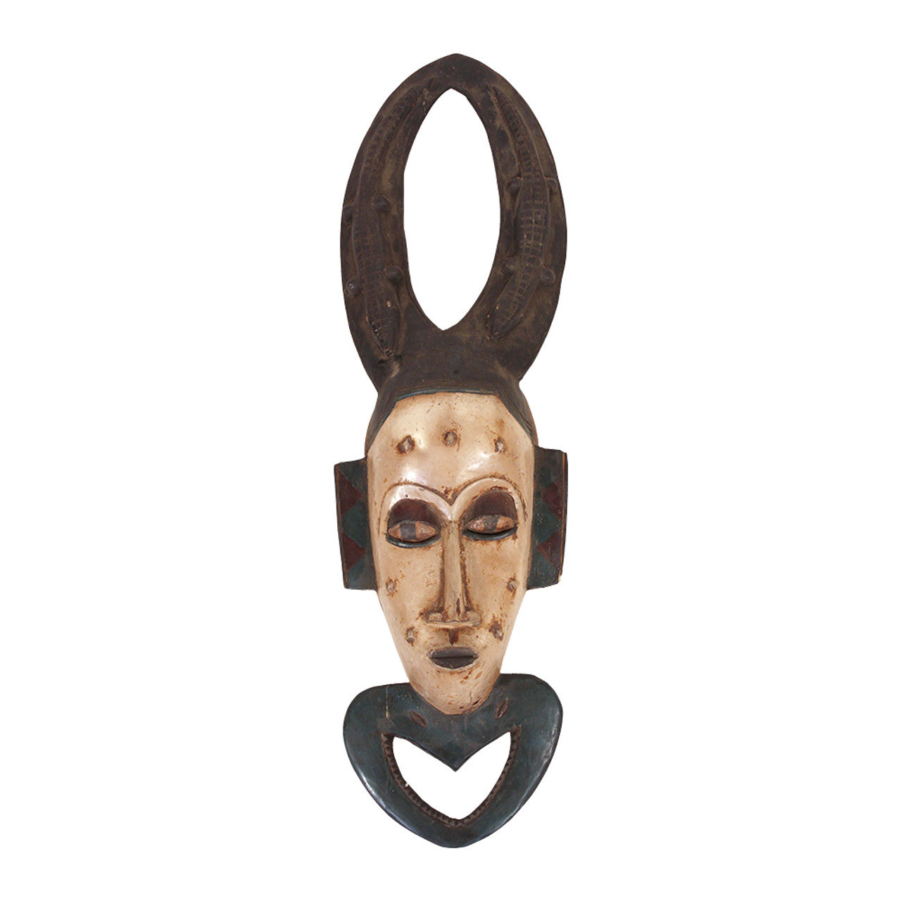 Extra Large Ivorian Guru Mask - 25-35"