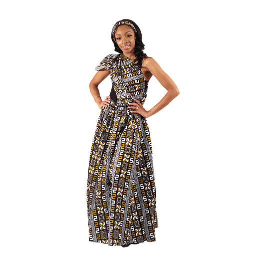 Ankara Print Infinity Dress