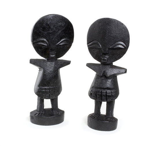 Set Of 2: Ashanti Fertility Idols - 4-5"