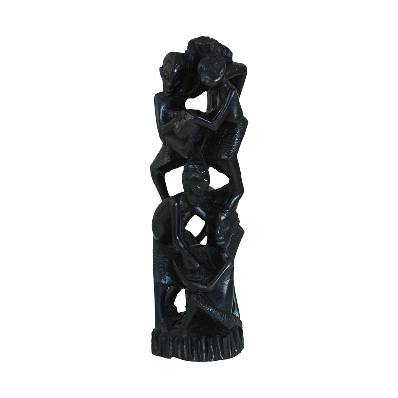 Ebony Family Tree Carving - SM