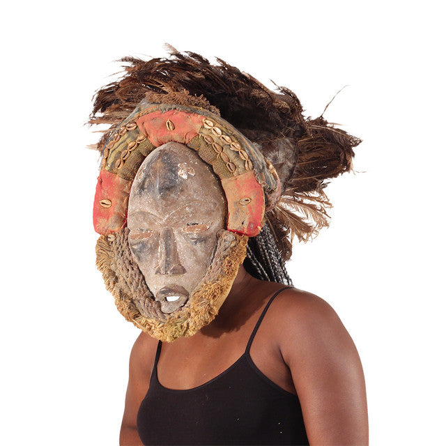 Antique Ornate Côte d’Ivoire Mask