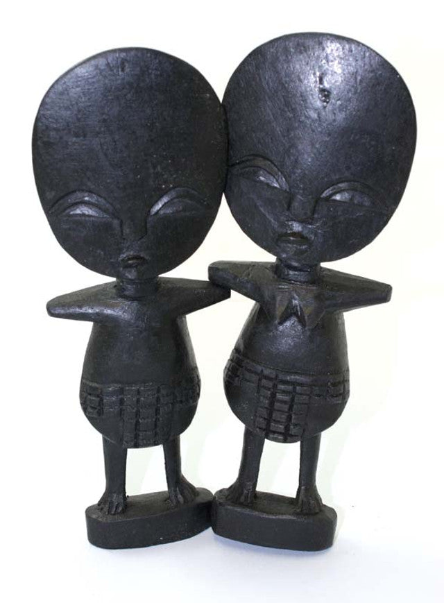 Set Of 2: Ashanti Fertility Idols - 7-8"