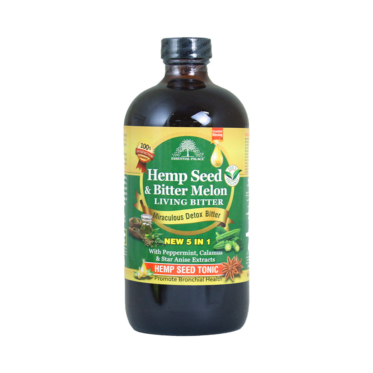 Hemp Seed & Melon Living Bitter - 16 oz.