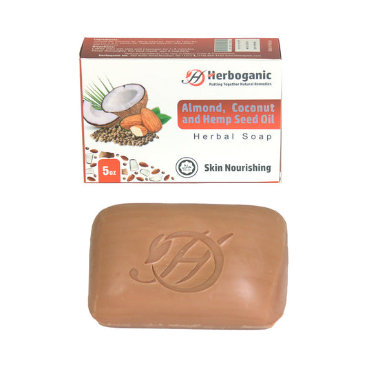 Herboganic: Almond, Coconut & Hemp Seed Oil Herbal Soap