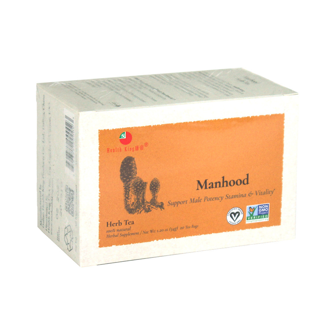 Health King: Manhood Tea- 20 Bags