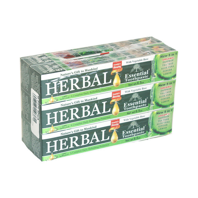 Essential Palace: Herbal Essential Toothpaste - Pack Of 6