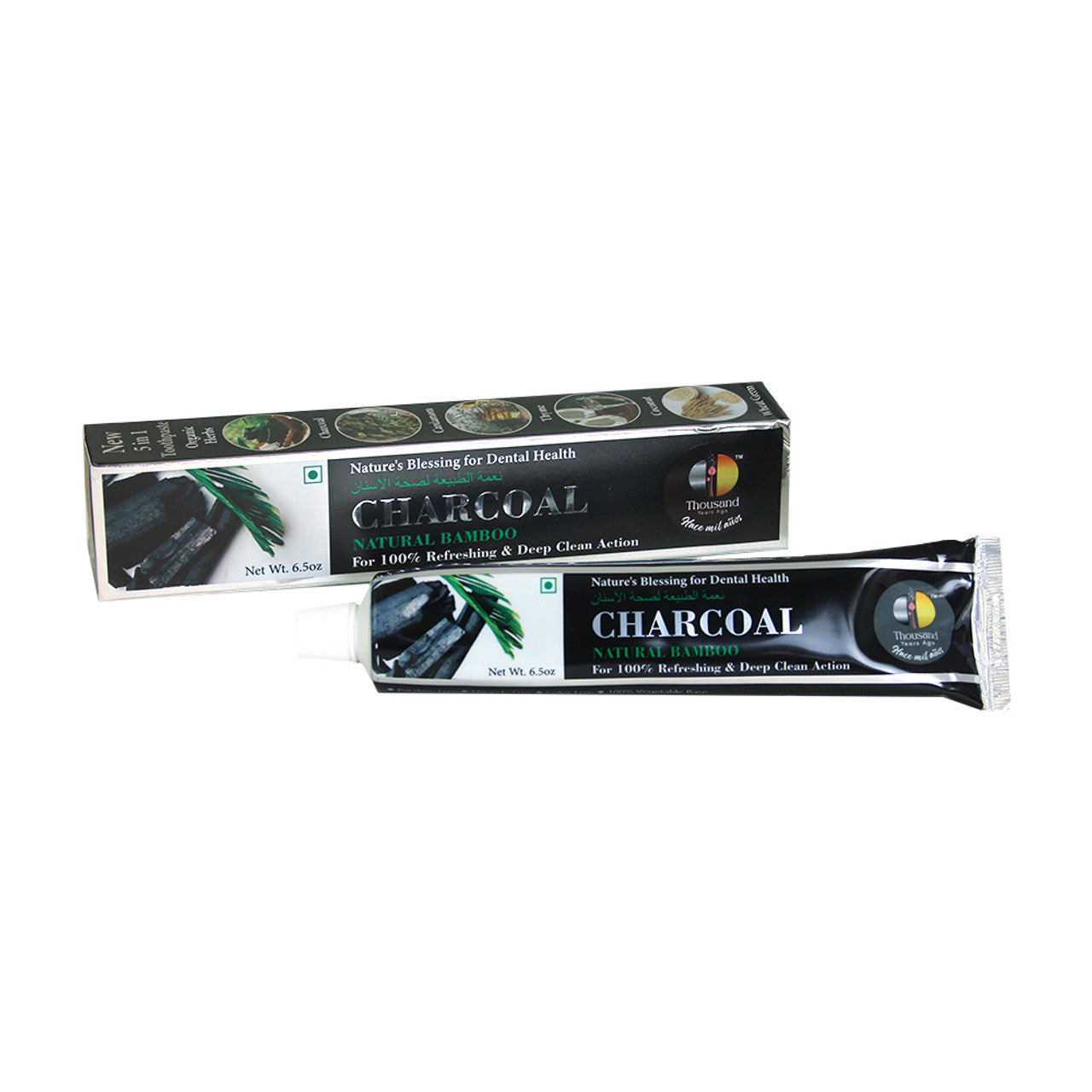 Bamboo Charcoal Herbal Toothpaste