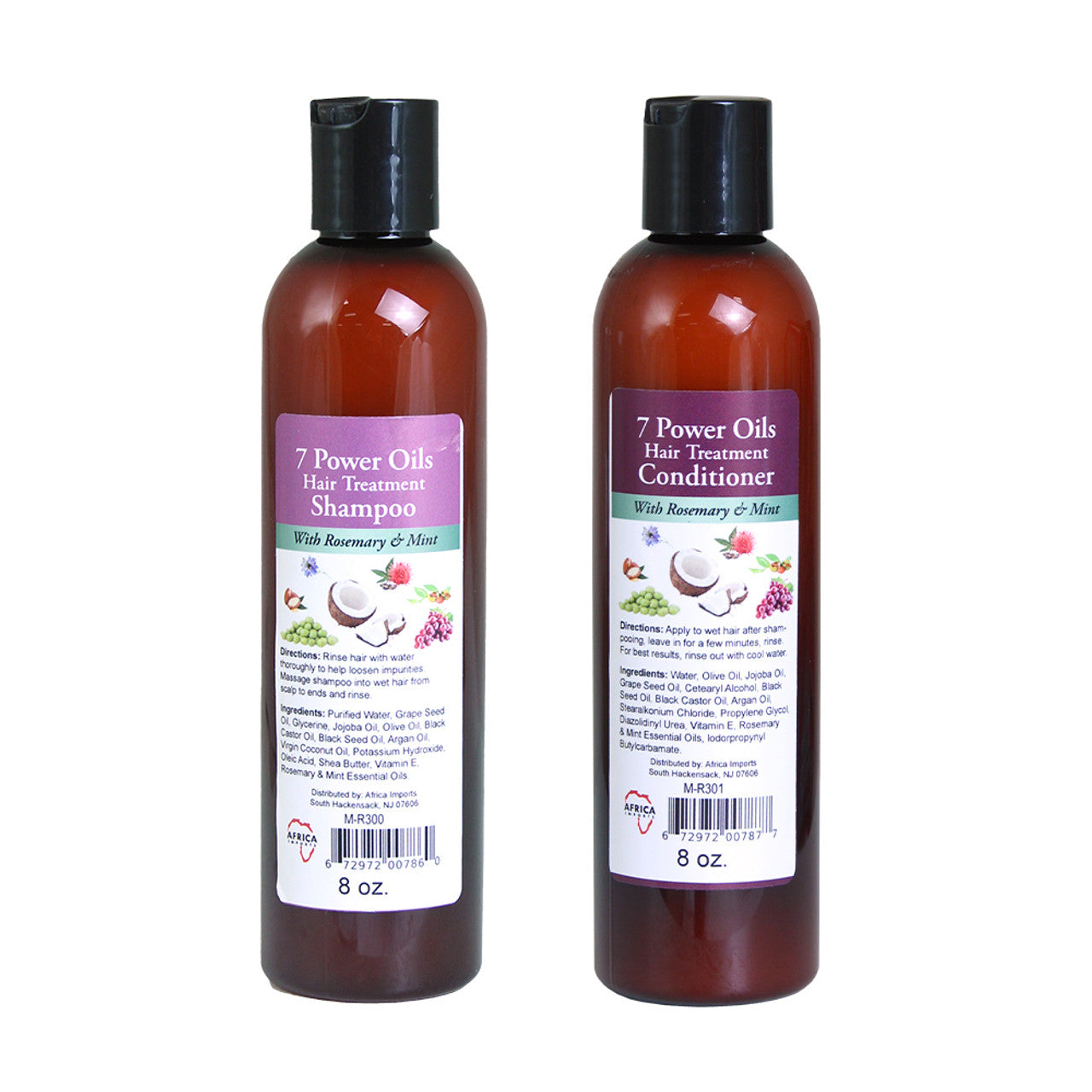 7 Power Hair Treatment Shampoo & Conditioner Set