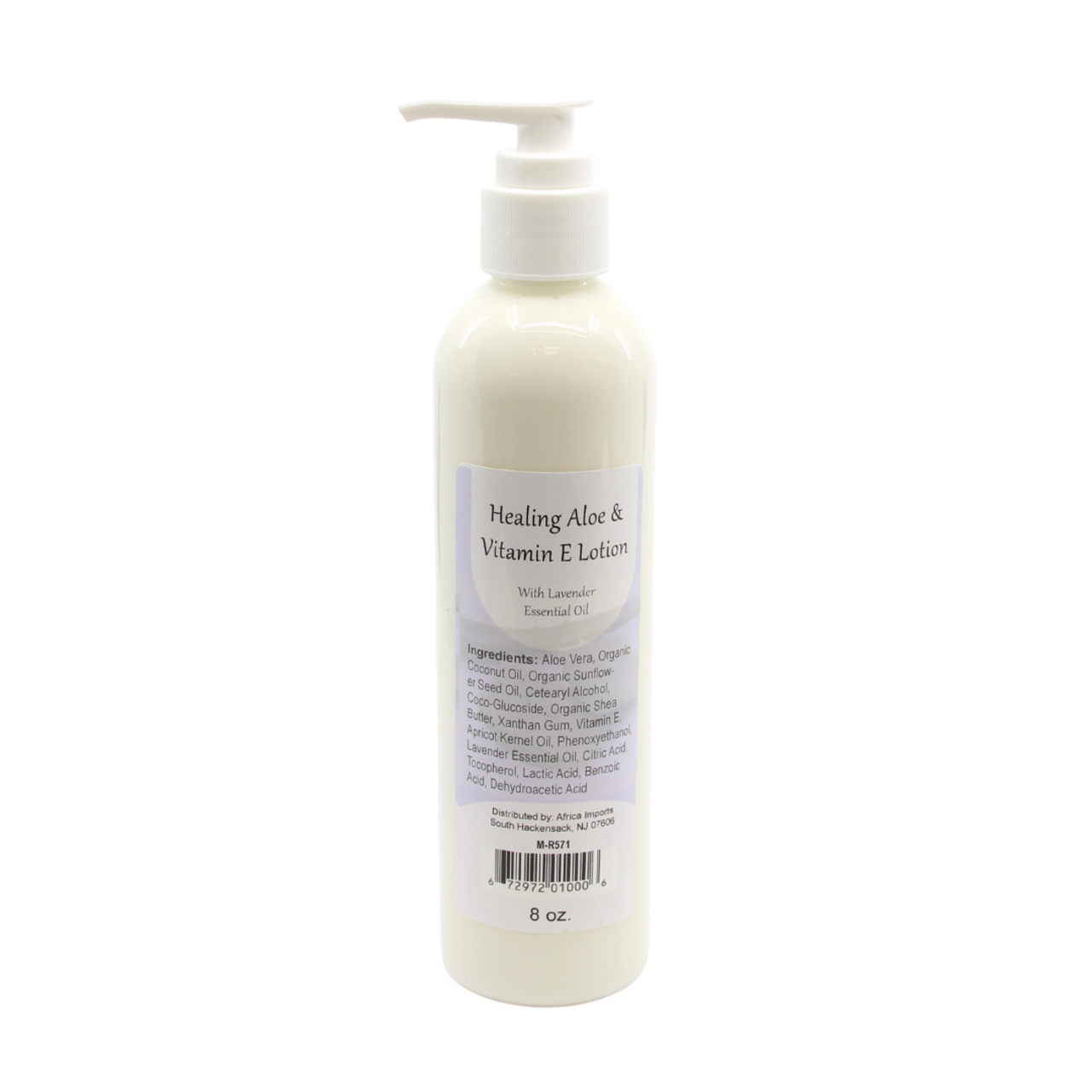 Healing Aloe & Vitamin E Lotion with Lavender Essential Oil