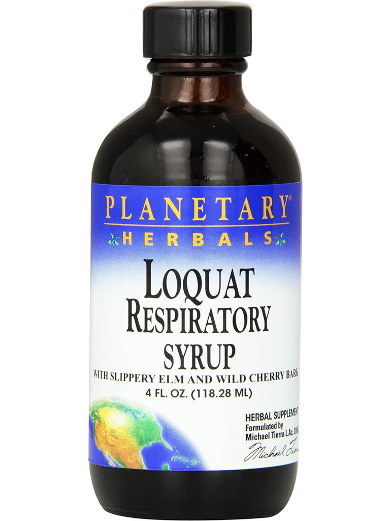 Planetary Herbals, Loquat Respiratory Syrup, 4 fl oz