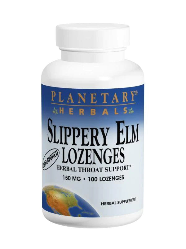 Planetary Herbals, Slippery Elm Lozenges w/Echinacea & Vitamin C Tangerine, 200 lozenges