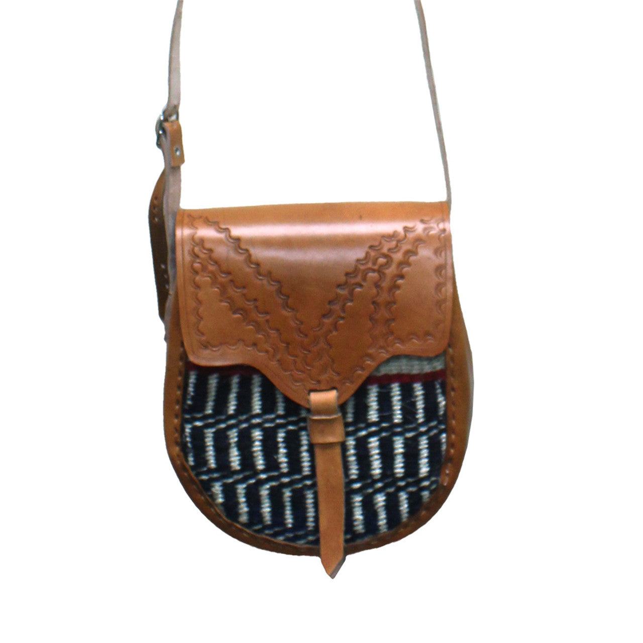 Sisal & Leather Boho Bag